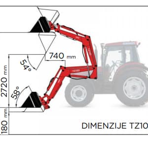 Utovarivač za traktor TZ10D